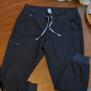Figs Black Jogger scrub Pants
